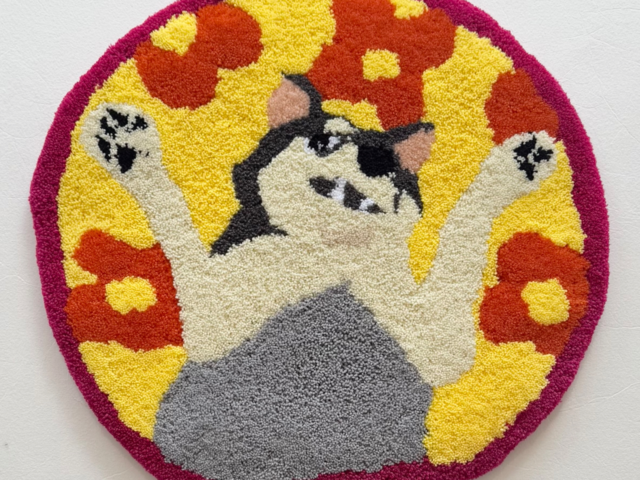 70cm3～5時間コース】タフティング☆オリジナルラグ作り体験