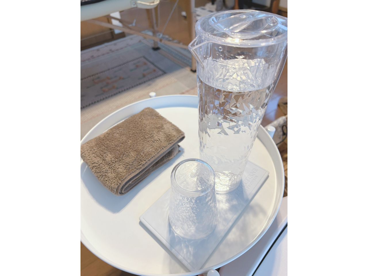 水素水、タオルのご用意があります♪手ぶらでお越しください(^^)