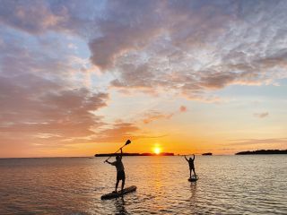 SUPから見る日の出は一生に一度見れるか見れないか!?