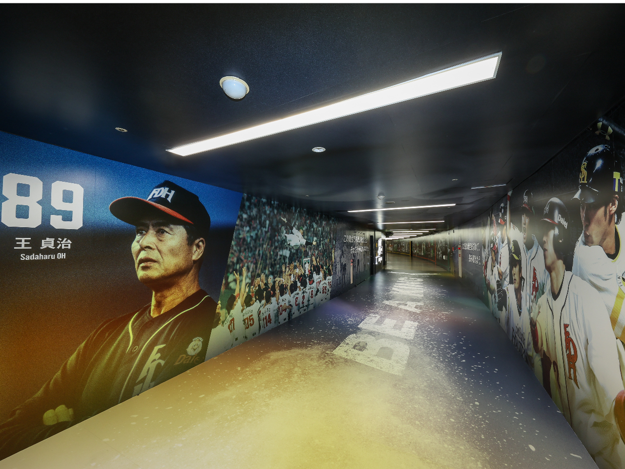 普段は入れない【選手専用通路】で、ホークスの歴史を間近に体感しよう!