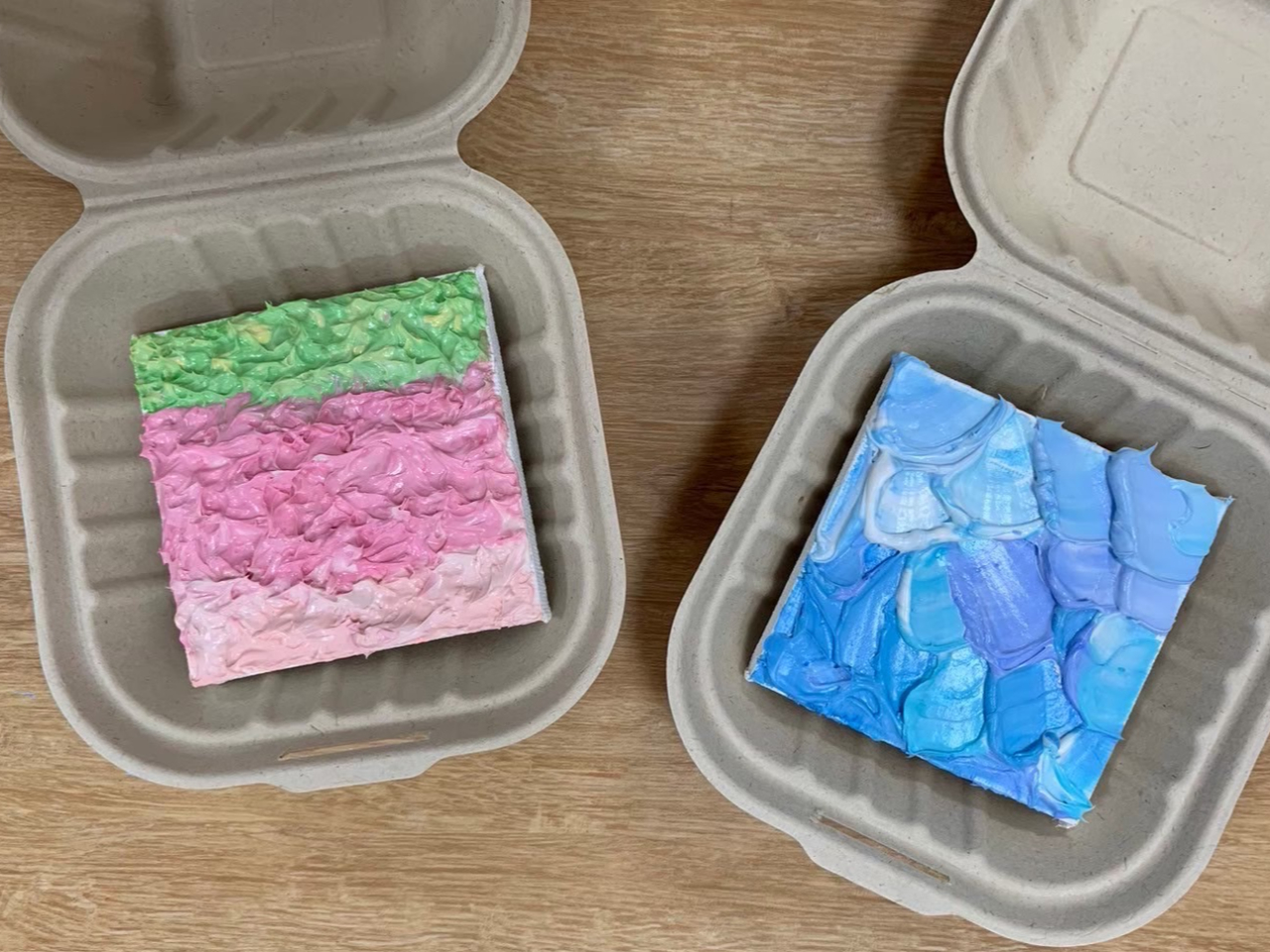 富山】テクスチャーアート ミニキャンバス体験！20～30分で完成するお