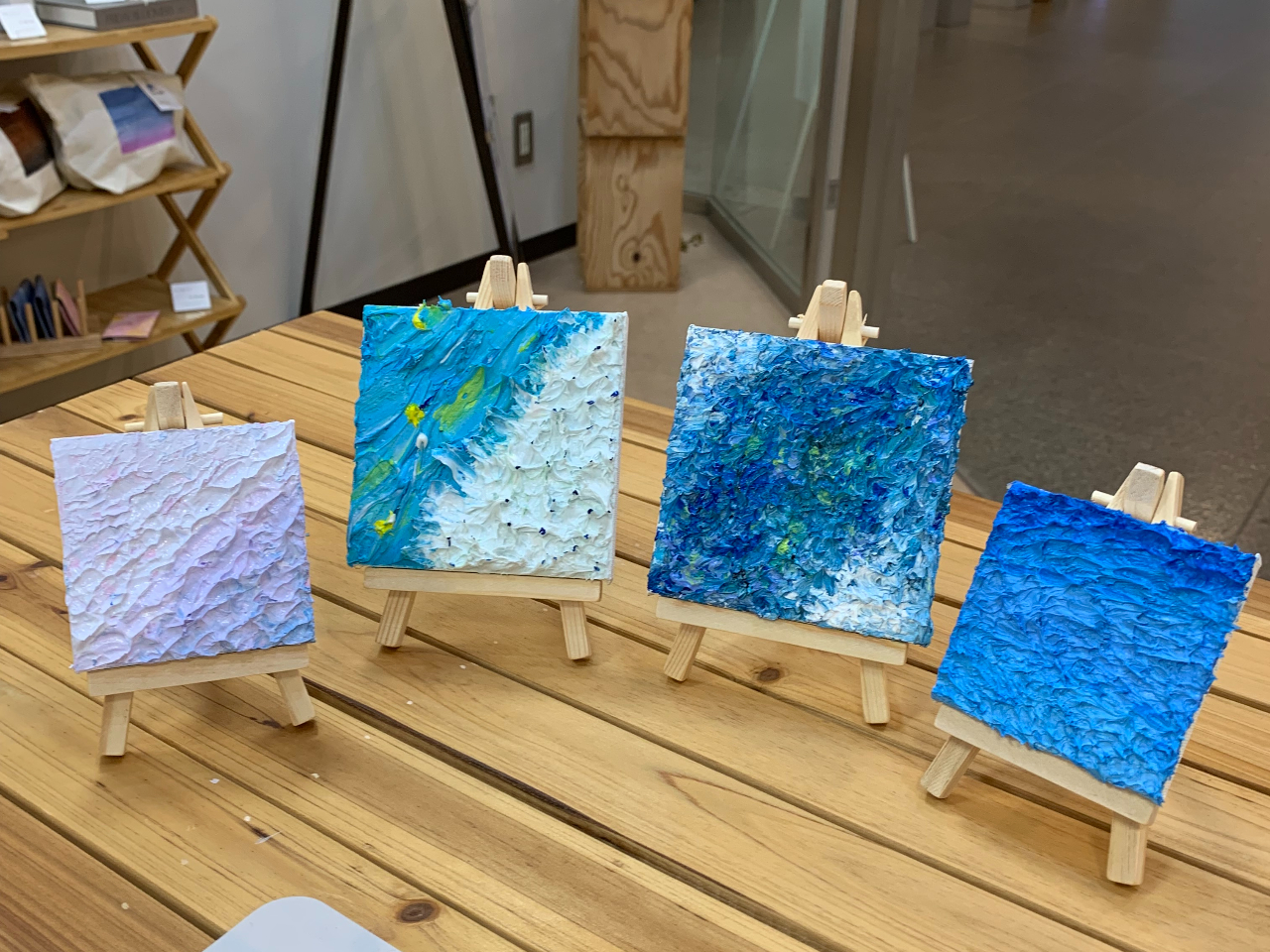 富山】テクスチャーアート ミニキャンバス体験！20～30分で完成するお