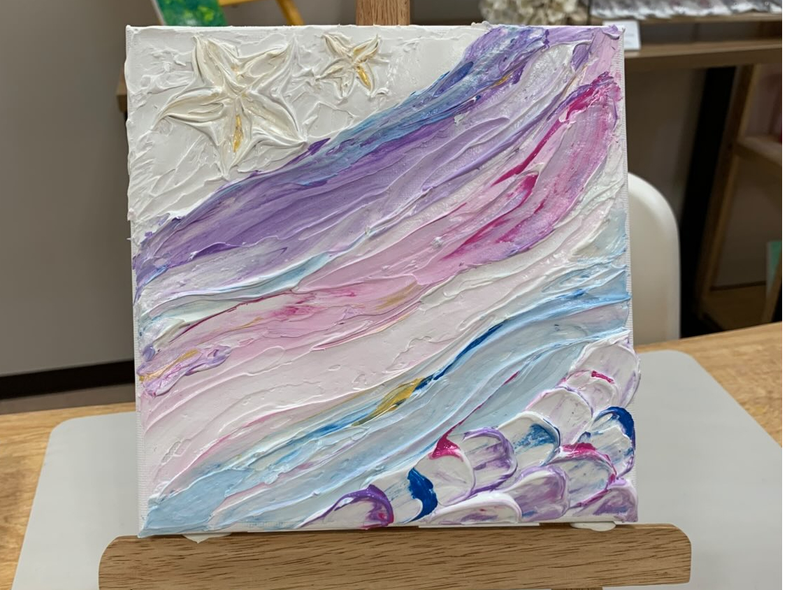 富山】60分で完成！キャンバスに描くテクスチャーアート体験/artshop