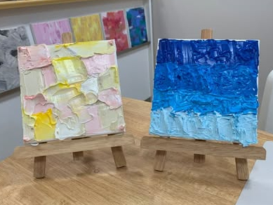 テクスチャーアート るちるさん専用 富山】60分で完成！キャンバスに描くテクスチャーアート体験/artshop