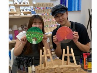 20センチ円キャンバス体験!Instagramで人気の「ほくたび」さんもご来店!
