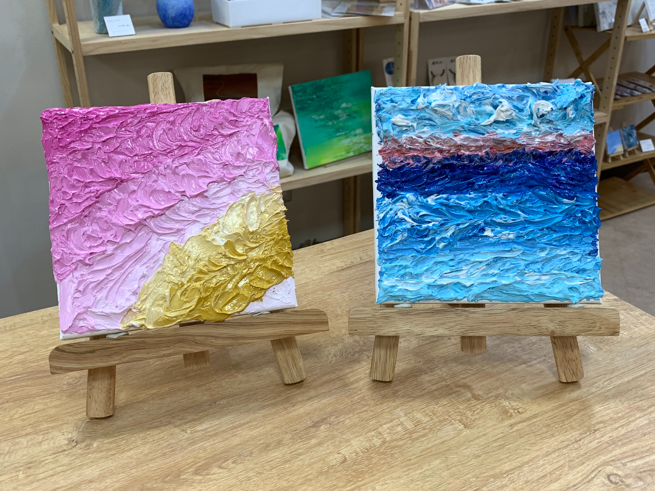 富山】60分で完成！キャンバスに描くテクスチャーアート体験/artshop