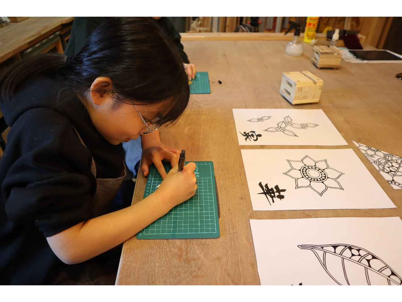 ventangleデザインは、写経と同様に集中力を高める効果もあり、ついつい没頭して時間を忘れてしまいます。