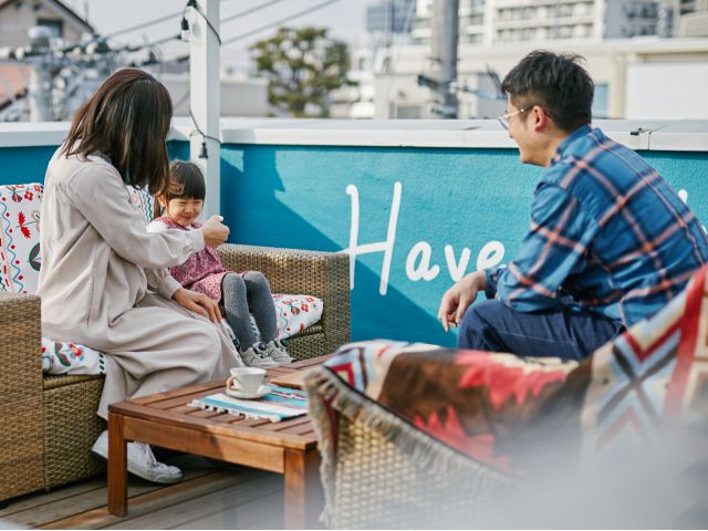 オープンエアで人込みを気にせず、有意義な時間を過ごすことができます。