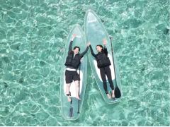 オールクリアだから、まるで海の上で寝ている感覚