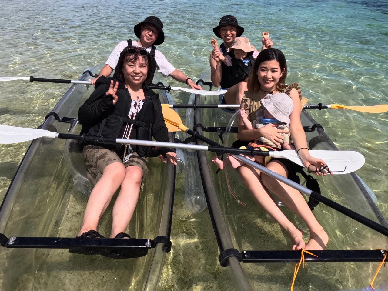 海の上は寝心地が良いのかお子さんはツアー終わりにはぐっすりです(笑)