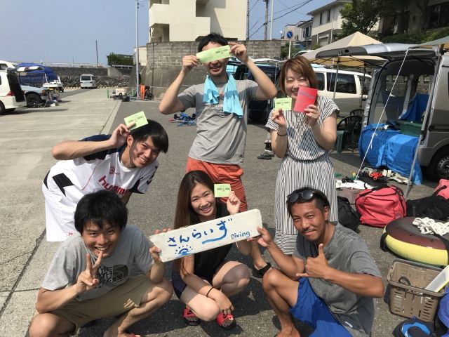 SUNla伊豆でダイビングライセンスを取得したお客様