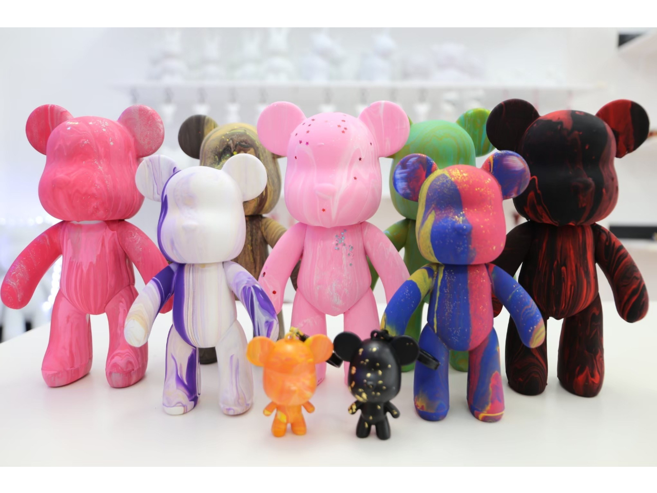 石川 金沢 【オリジナルのフィギュアが作れるアート体験】クマのキーホルダー・うさ...