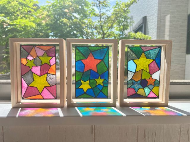 お子様に大人気のスター☆縦でも横でもお好き方向で飾れます。