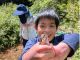 川魚の手づかみにチャレンジ!