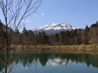 野麦峠ピークから見た乗鞍岳