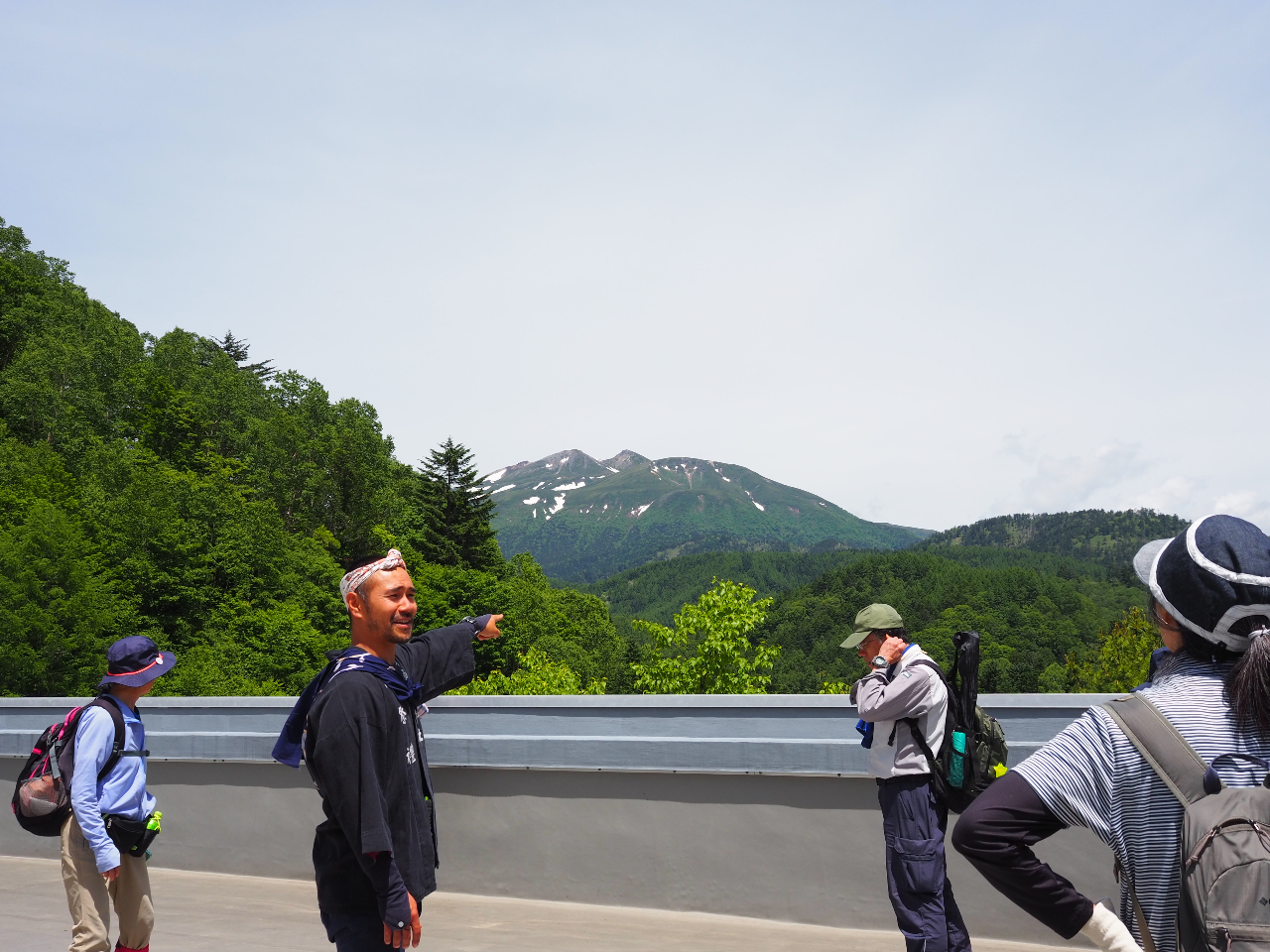 展望台から乗鞍岳の眺望