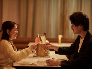 個室でディナー