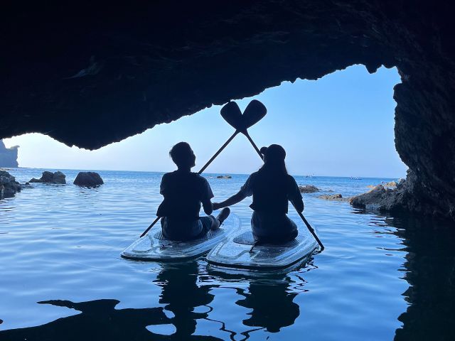 青の洞窟で映え写真♪
