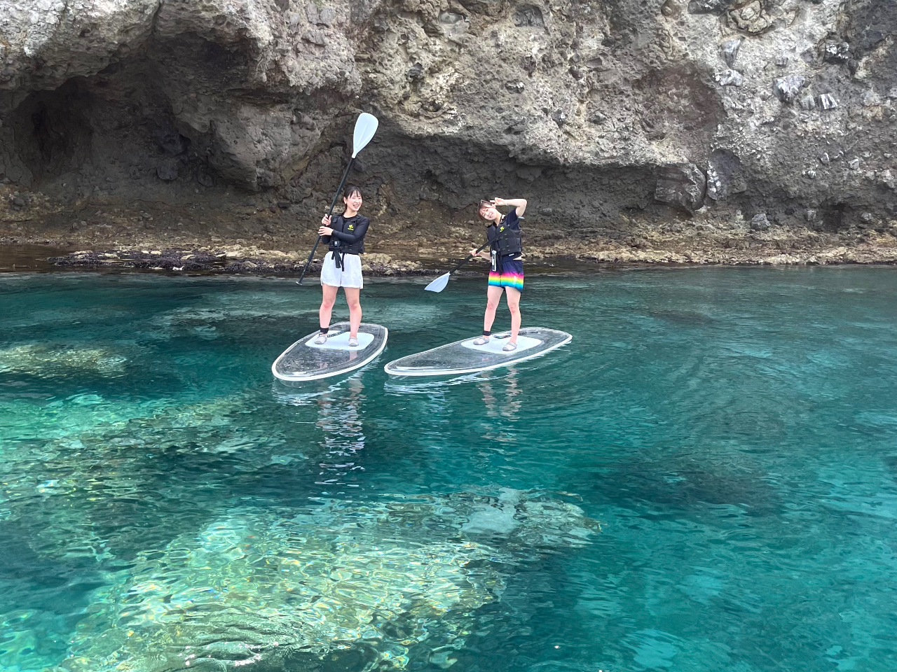 透明度の高い積丹ブルー♪