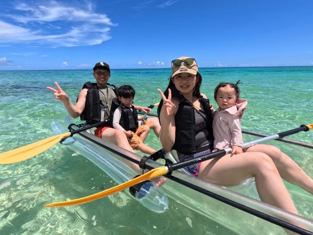 綺麗な海で家族時間!