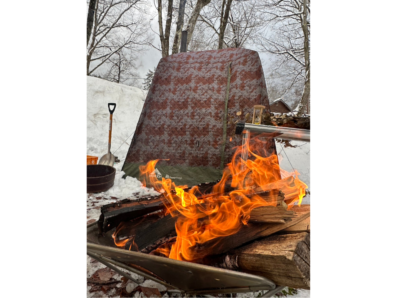 山之村雪上テントサウナ〜究極のととのい〜