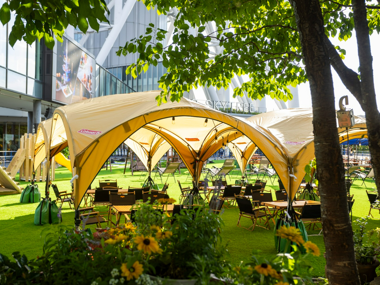 東屋アズマヤ　トロリーテーブル　アウトドア　バーベキュー　テラス　ベランダ GRILL TERRACE ABURU」BBQテラスがオープン！ 4/29(金) | 主催者様への