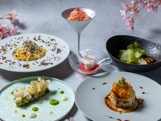 春の食材をふんだんに使用したコースをお楽しみいただけます