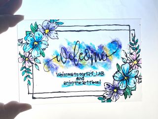 透明感が綺麗なディンプルアート