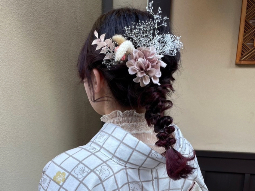 髪飾りの個数制限なし!好きなだけ好きなものを付けれちゃいます!