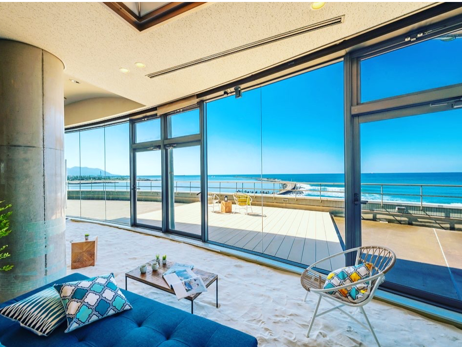 日本海を一望!話題の海テラスも楽しめる!☆天然温泉ご入浴プラン(フェイスタオルつ...