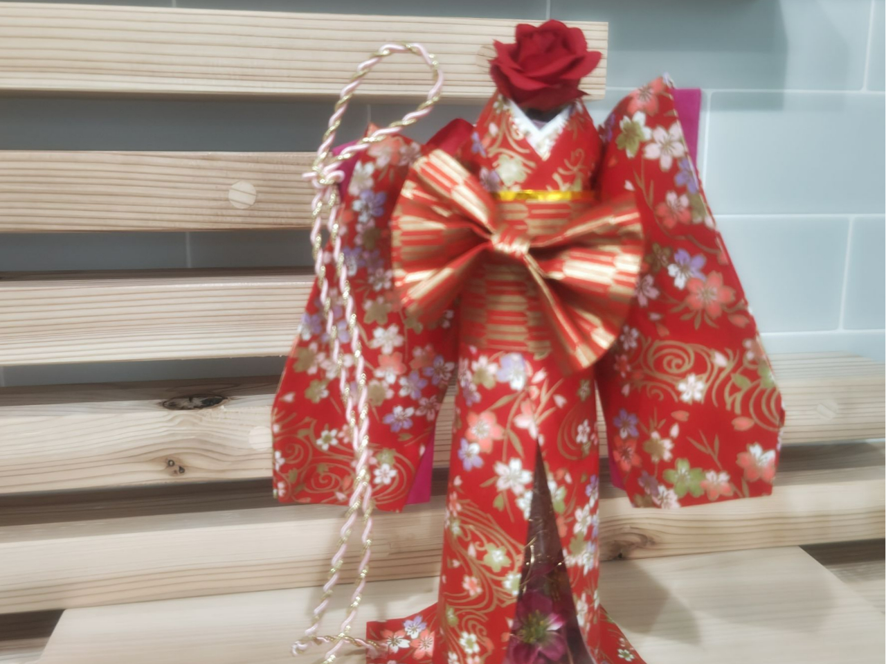 【専用】和紙人形　提灯、娘、踊り、おたふく、打掛 華姫（和紙人形）ガラスちゃん製作体験レッスン＊ 【華姫認定