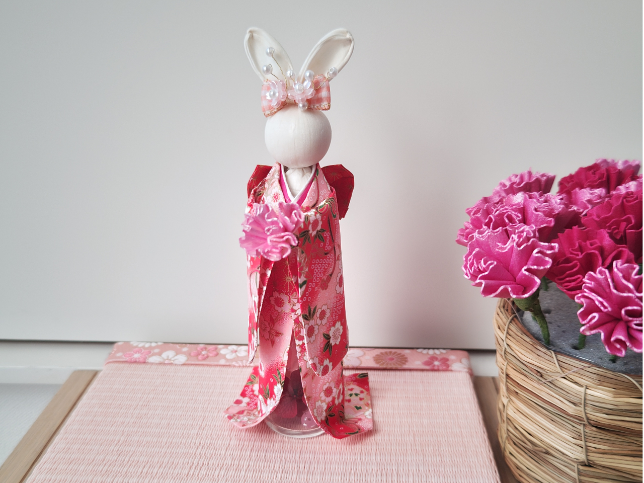 華姫（和紙人形）ガラスちゃん製作体験レッスン＊ 【華姫認定