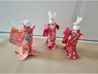お花のお顔のガラスちゃんも。