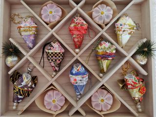 華姫コデマリ達と練り切り