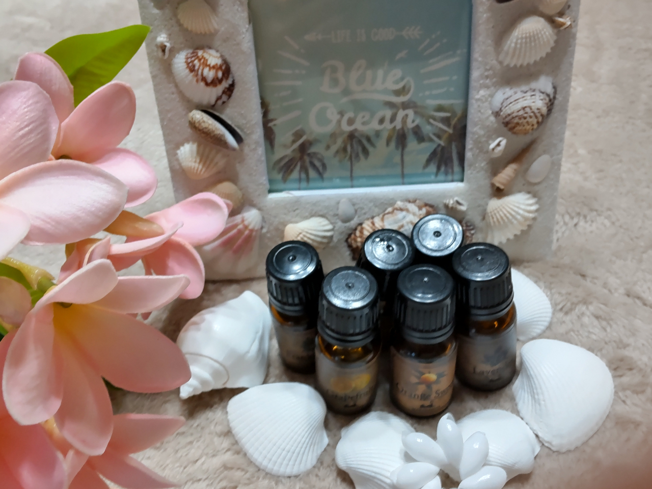 アロマの香りで癒やされます