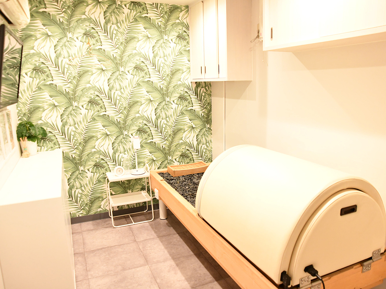 TV付きの個室なので温まりながらのんびりお過ぎいただけます