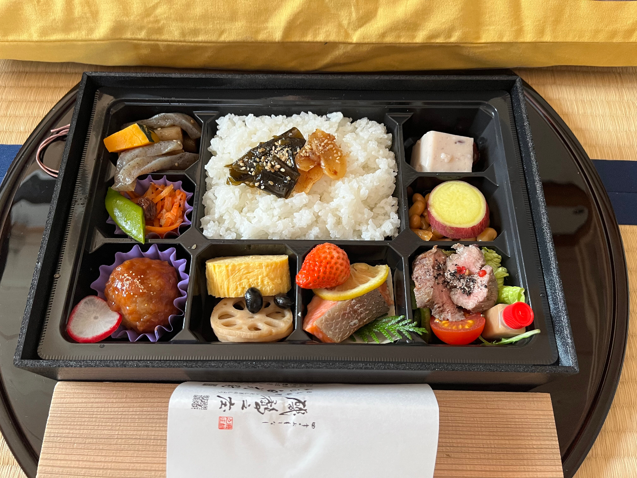 Locally prepared Makunouchi Bento