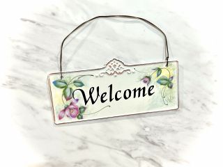 可愛いバラのウェルカムプレートを描きましょう