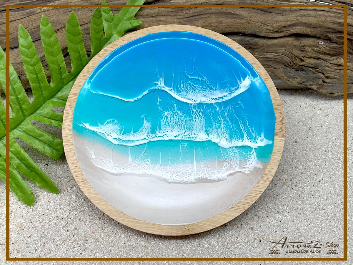 埼玉・西川口》UVレジン波アート体験☆゜。カップル・女性・ファミリー