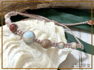 お好きな天然石でマクラメブレスレットを作りませんか?