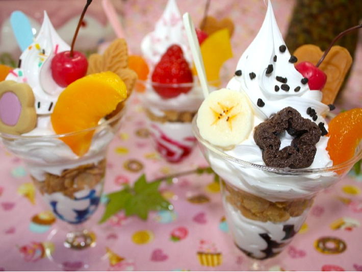 食品サンプルRikiさんの出張体験教室！ミニパフェづくり♪