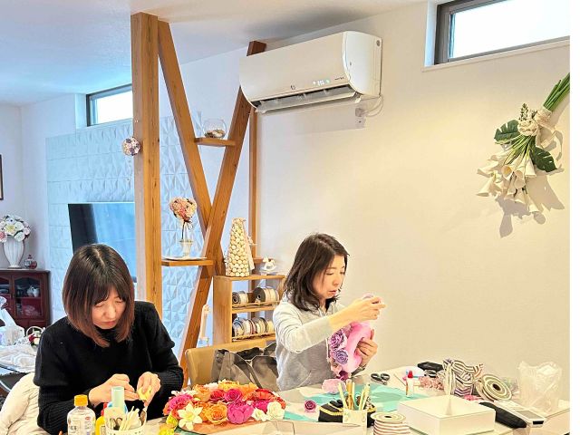 体験レッスン後は、お好きなペースで通って頂いております