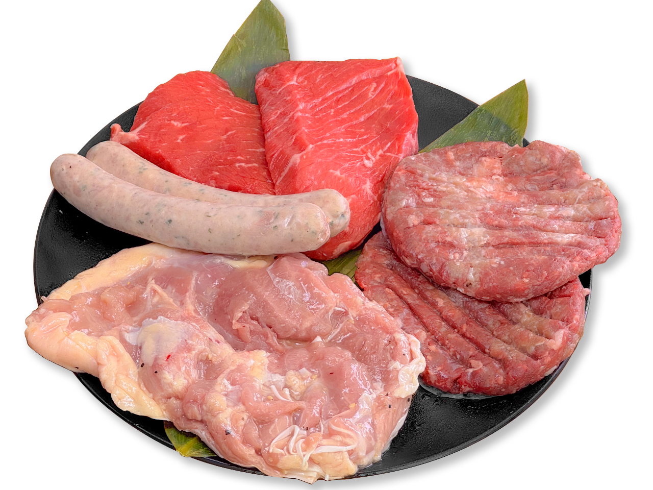 �y�v����A���j���[ / �x�[�V�b�N�z���ʐ^��2�l���ł��B�H�ޓ��e(���ʖ�330g)�F�r�[�t�A�`�L���A�W�r�G�o�[�K�[�p�e�B�A�\�[�Z�[�W�B���̑���BBQ��؂ƃT���_