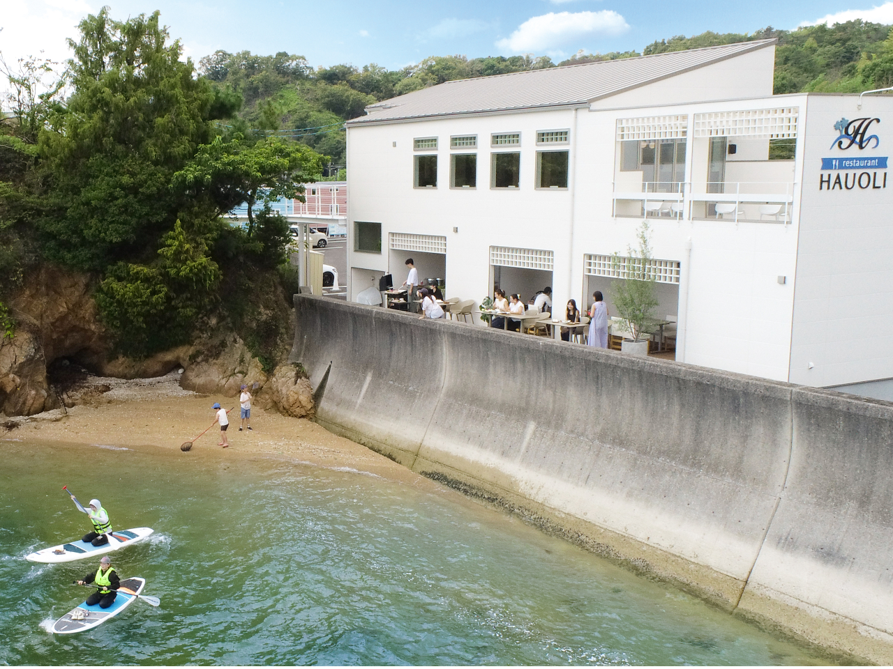 BBQ�����Ȃ���SUP���[���Ɋy���߂܂��I