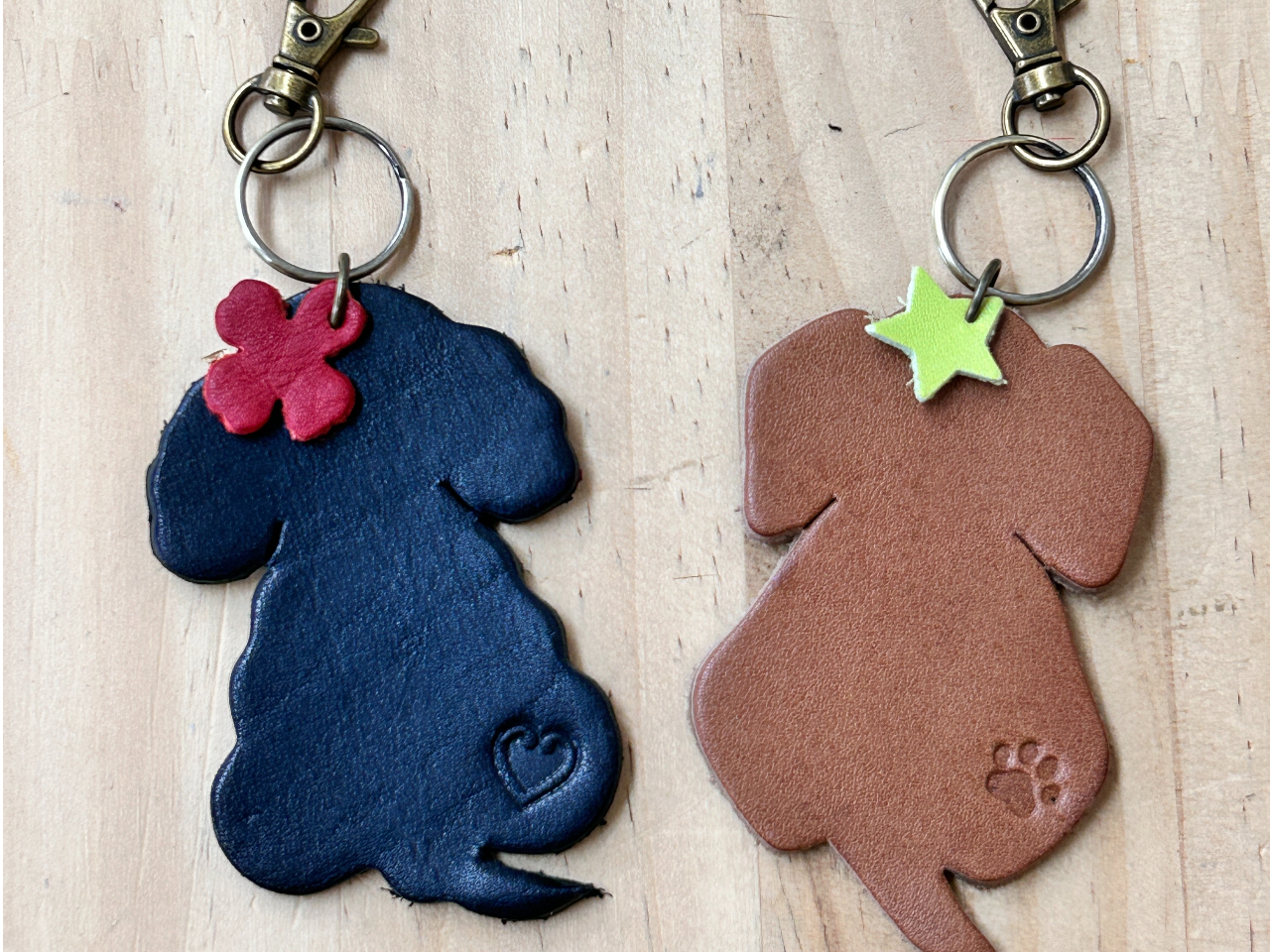 プードル、ダックス型、柴犬もあります