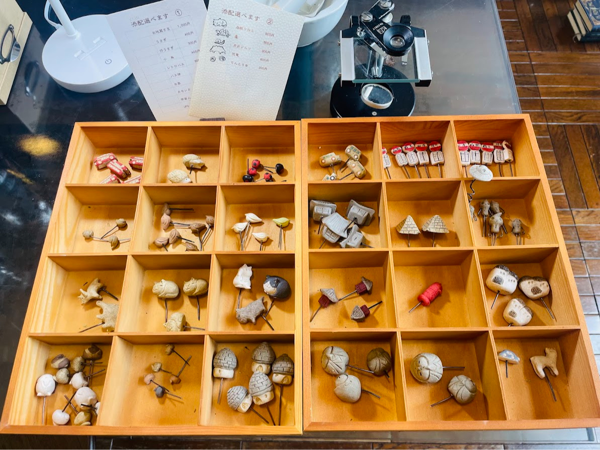 たくさんの手作りの添配の中から、お好きな添配を選んでください。