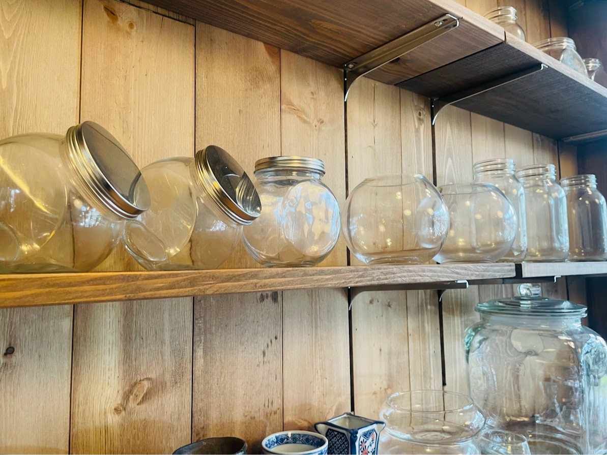 形の違う瓶の中から、好きな形をchoice!