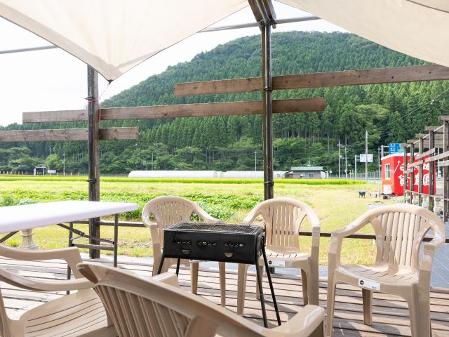 BBQコンロやテーブル・椅子も含まれます