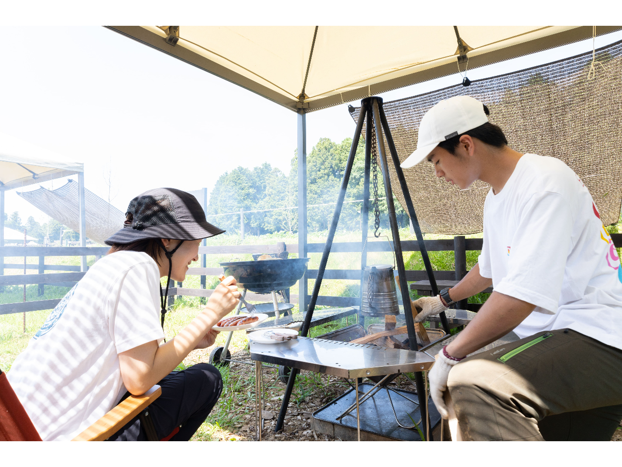 BBQに必要な準備はこちらでご用意いたします。