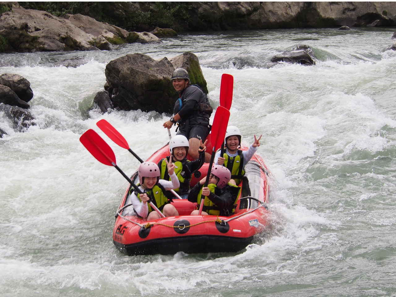 ラフティング最高!